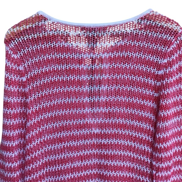 Tommy Bahama Star Island Linen Blend Crochet Too Tunic Paradise Pink Cov… - Picture 3 of 6